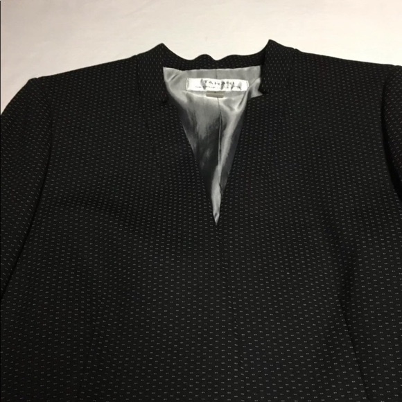 Tahari‎ Womens One-Button Black Blazer Size6 - Picture 3 of 7